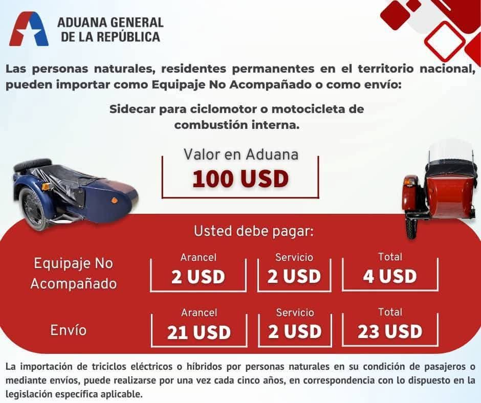 Aduana precios vehículos