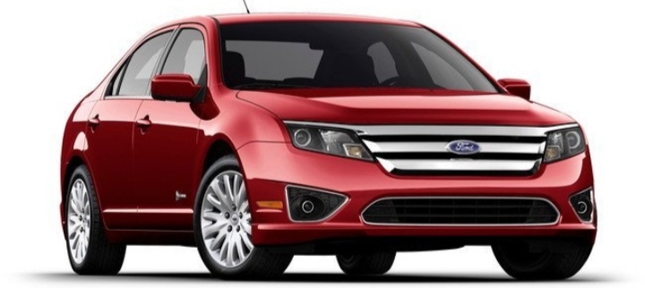 Modelo de auto híbrido de la compañía Ford