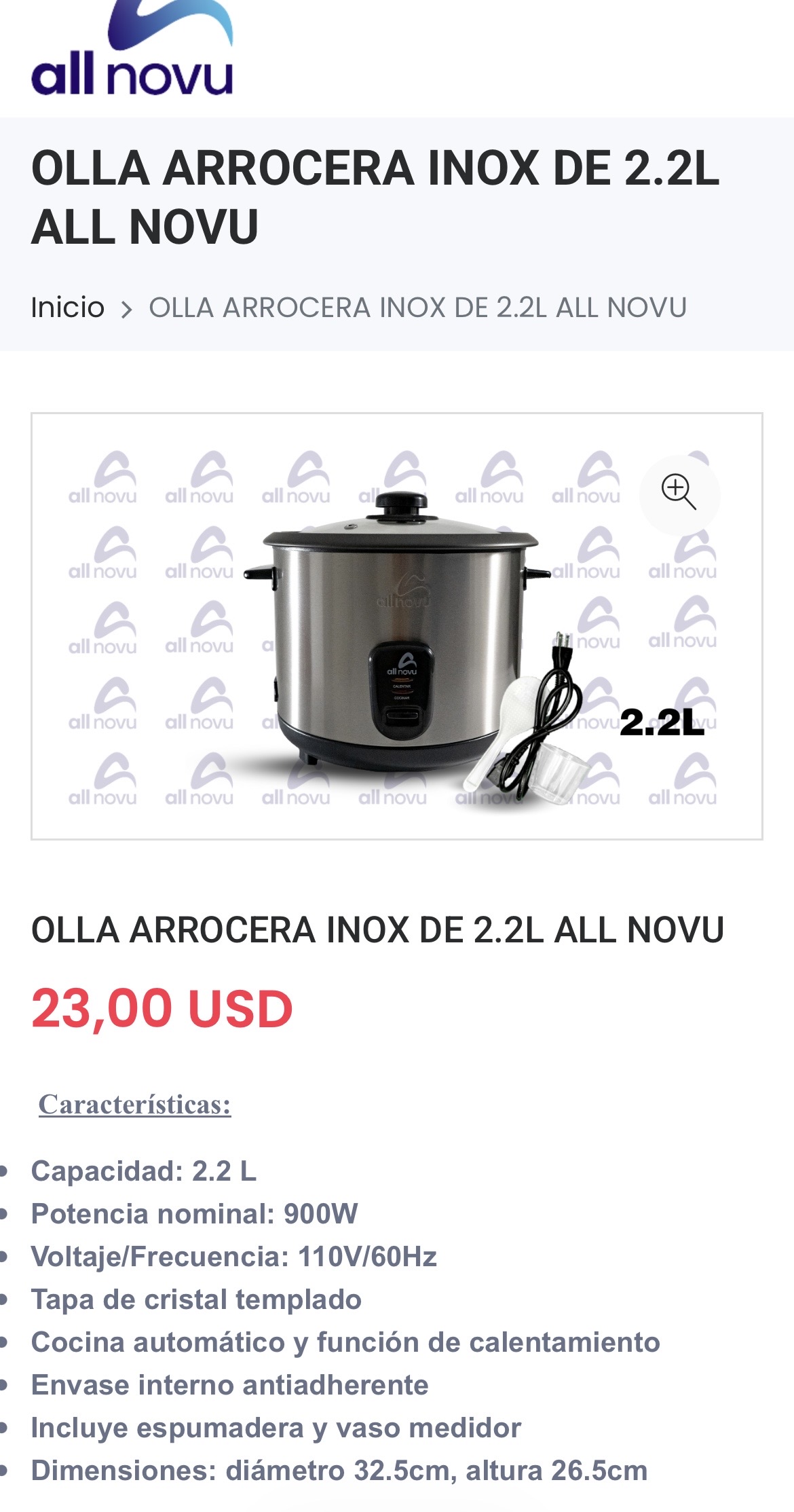Captura tomada de All Novu