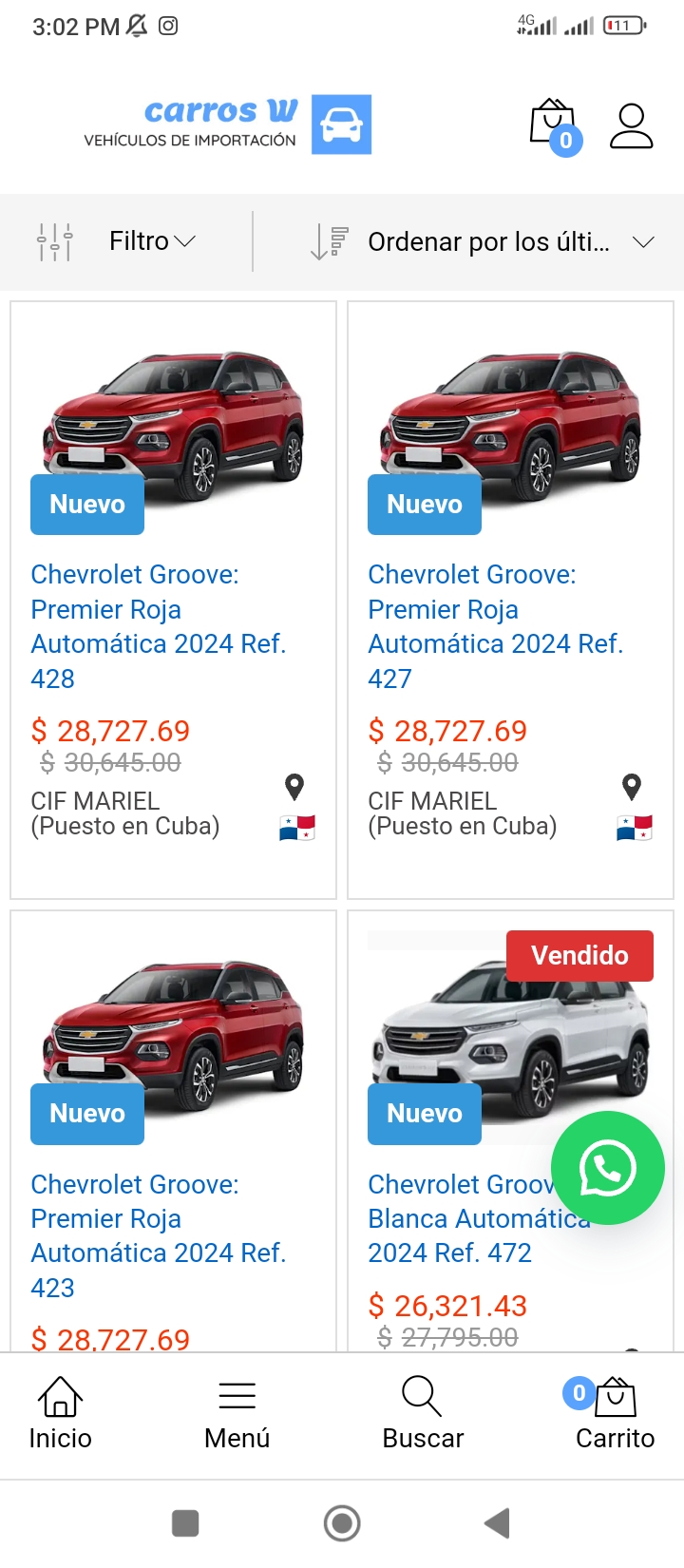 Con rebajas de más de 1000 USD, las ofertas de carros W se vuelven tentadoras