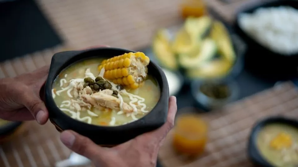 Ajiaco sabor Bogotá 