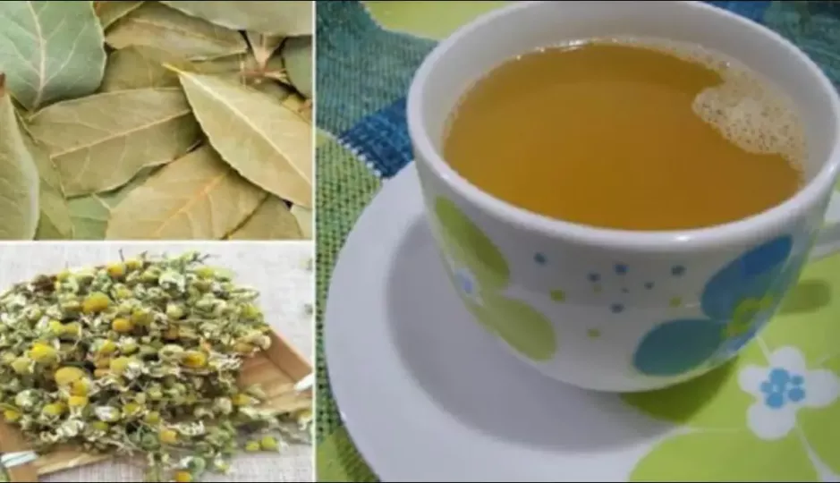 Te de manzanilla y laurel 