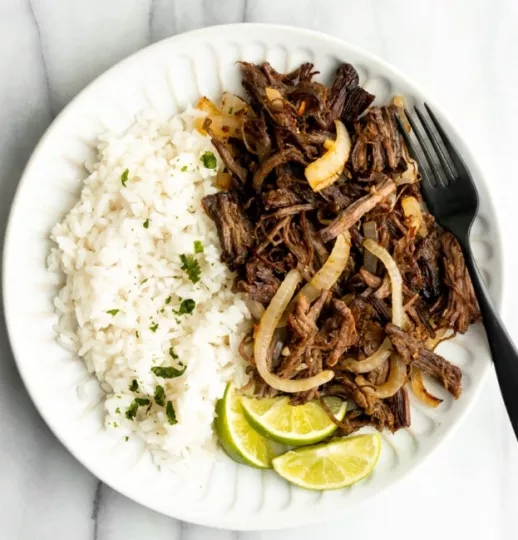 Carne de res hecha Vaca frita