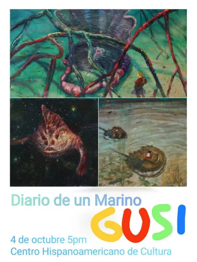 Expo Diario de un marino, en el Centro Hispanoamericano de Cultura