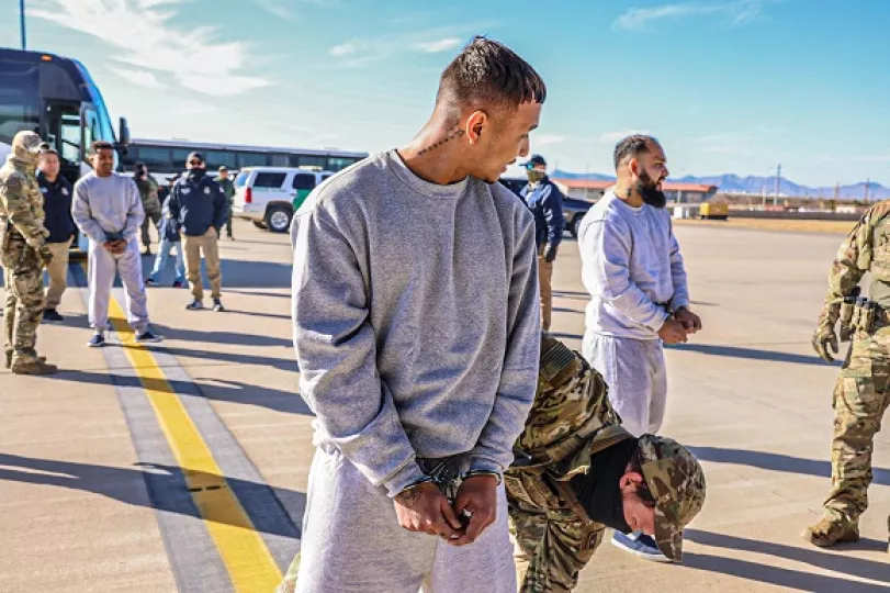 Inmigrantes en Guantánamo