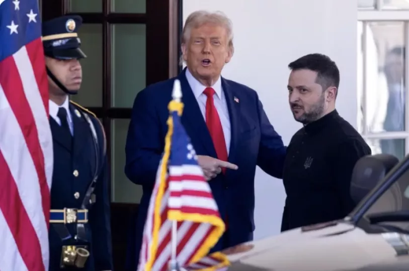 Trump y Zelenski el pasado 28 de febrero en la Casa Blanca