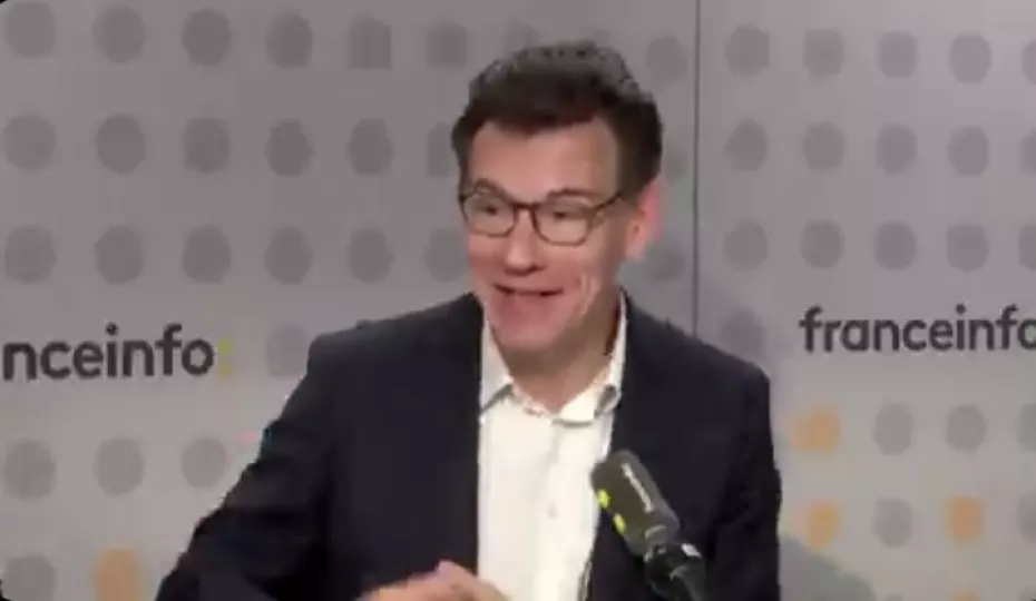 Ministro francés de la Educación Superior y de la Investigación, Philippe Batiste, durante la entrevista reciente a la emisora France Info.