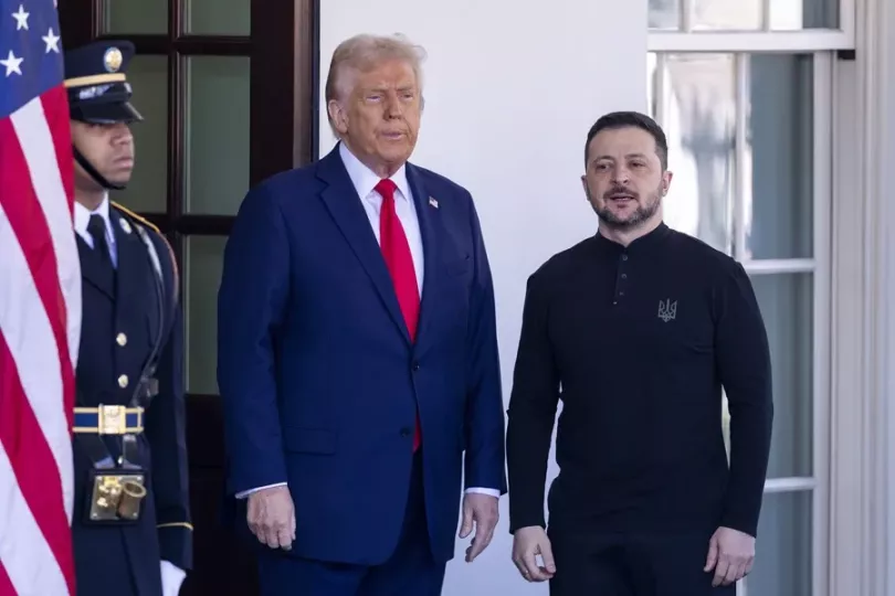 Trump y Zelenski el pasado 28 de febrero