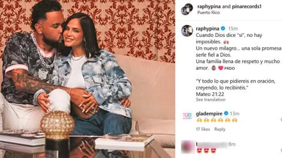 Natti Natasha y su pareja Raphy Pina anunciaron la espera de su segundo hijo.