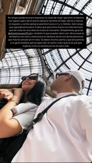 Yomil y Daniela Reyes sostuvieron una relación de cinco años.