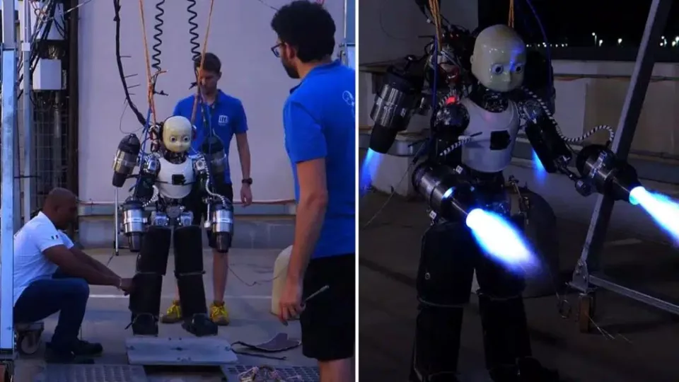 Hito tecnológico: Despegó en Italia el primer robot volador del mundo