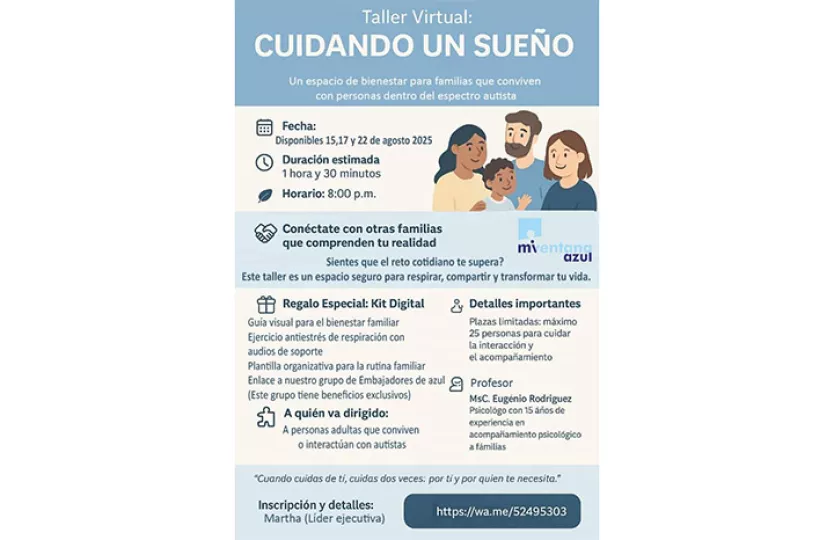 Los interesados podrán inscribirse y obtener mayor información a través del número 52495303.