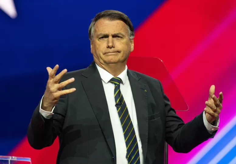 Jair Bolsonaro, expresidente brasileño condenado a más de 27 años de prisión por intento de golpe de Estado.