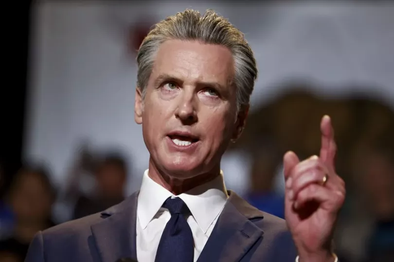 El gobernador de California, Gavin Newsom, en una imagen de archivo.