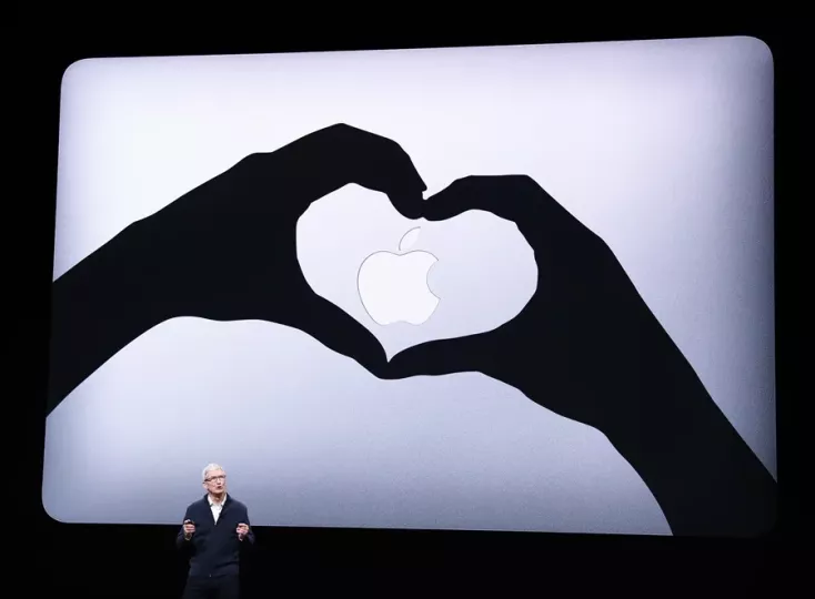 Fotografía de archivo durante un lanzamiento de productos de Apple.