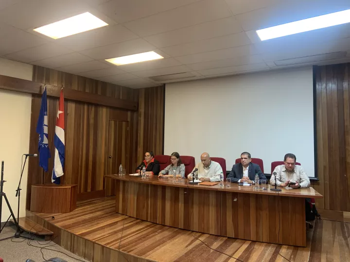 Autoridades del Ministerio de Comunicaciones de Cuba ofrecieron pormenores sobre Informática 2026.