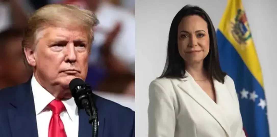 El presidente estadounidense, Donald Trump, y la líder opositora venezolana se reunirán la semana próxima.