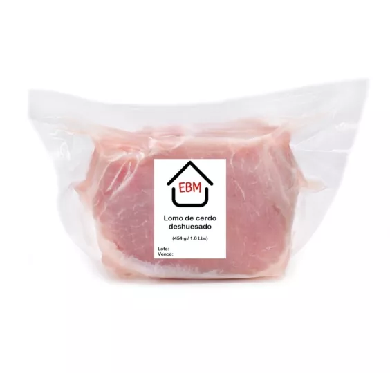 El lomo de cerdo deshuesado es una excelente fuente de proteínas y nutrientes esenciales.