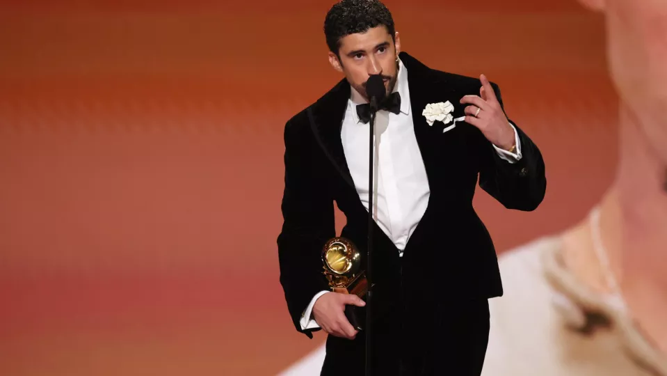 Bad Bunny habla en la 2026 Grammys