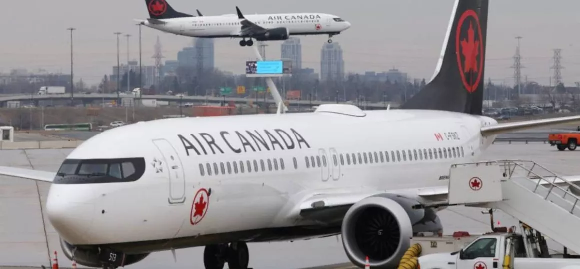 Aviones de Air Canada en el aeropuerto de Toronto en una imagen sin datar. REUTERS