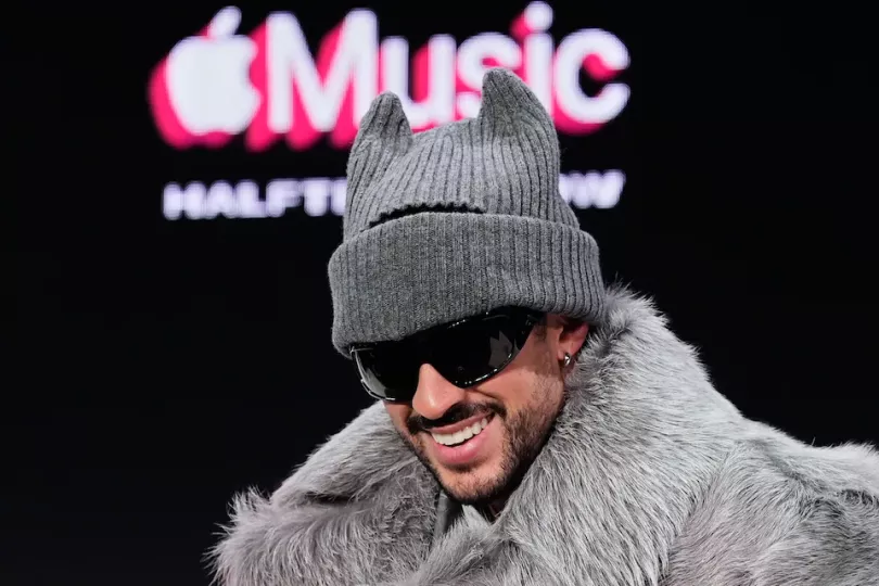 “Estoy emocionado por el show": Bad Bunny en la previa del Super Bowl XL. Antes de tomar el escenario en el estadio Levi’s este domingo, el artista boricua se presentó en el Moscone Center de San Francisco en conferencia de prensa - The Associated Press
