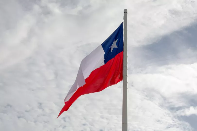 Bandera de Chile. Foto: Directorio Legislativo 