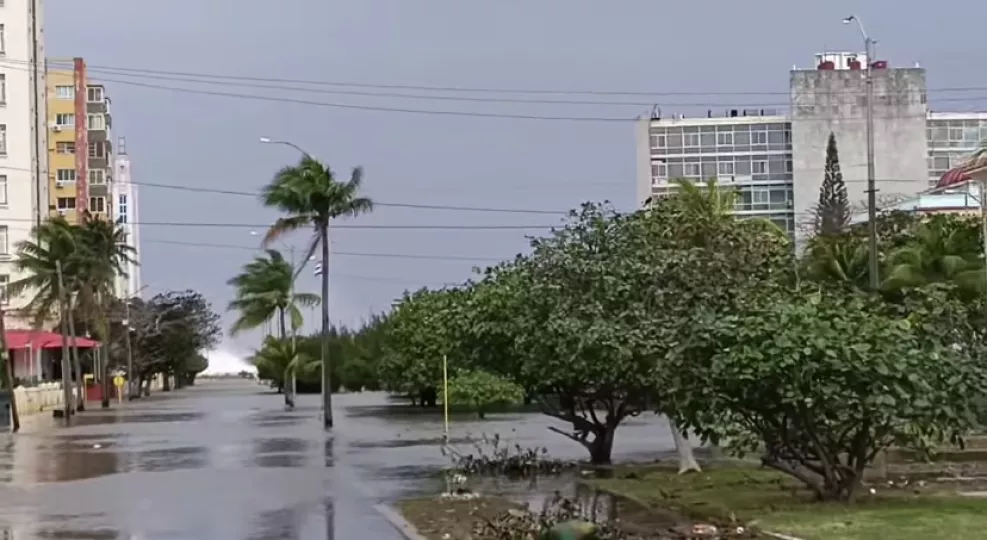 Avenida de Los Presidentes o calle G (como generalmente se le conoce) el pasado fin de semana, producto de las inundaciones.