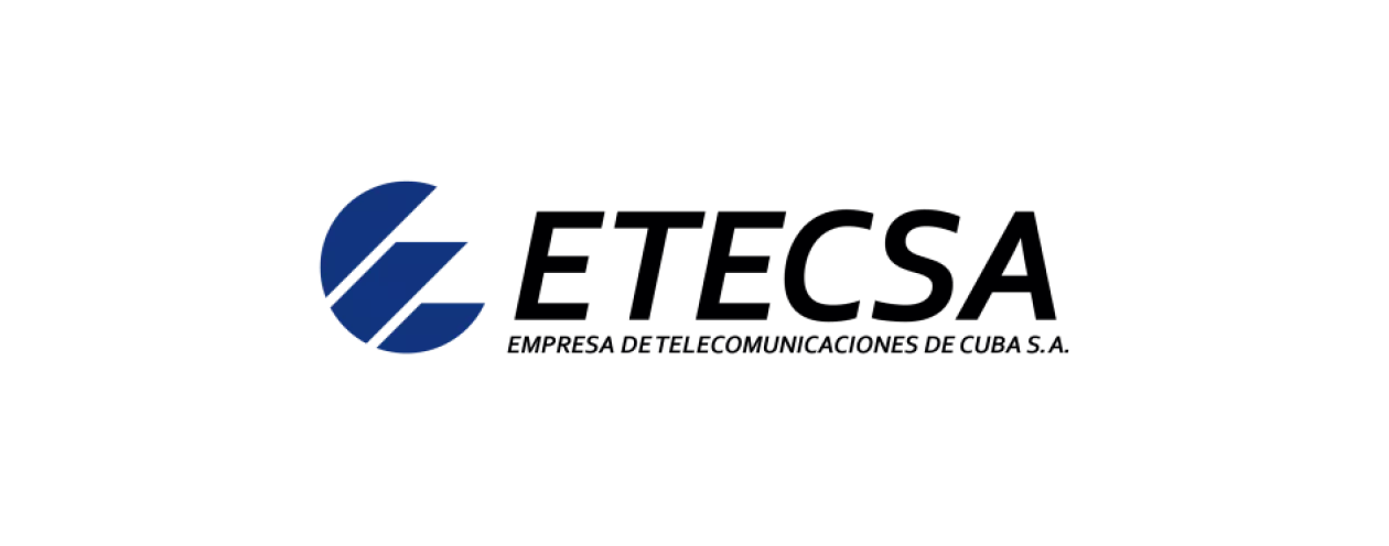 Logo de la Empresa de Telecomunicaciones de Cuba (ETECSA).