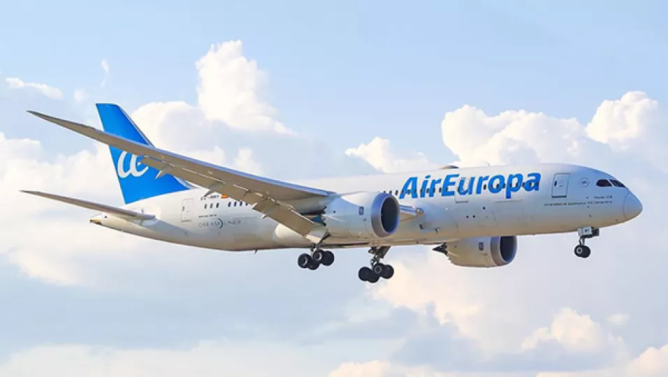 Air Europa mantiene sus operaciones aéreas con Cuba.