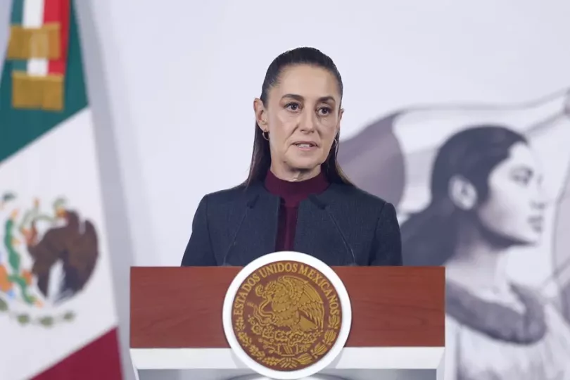 La presidenta de México, Claudia Sheinbaum, el pasado viernes.