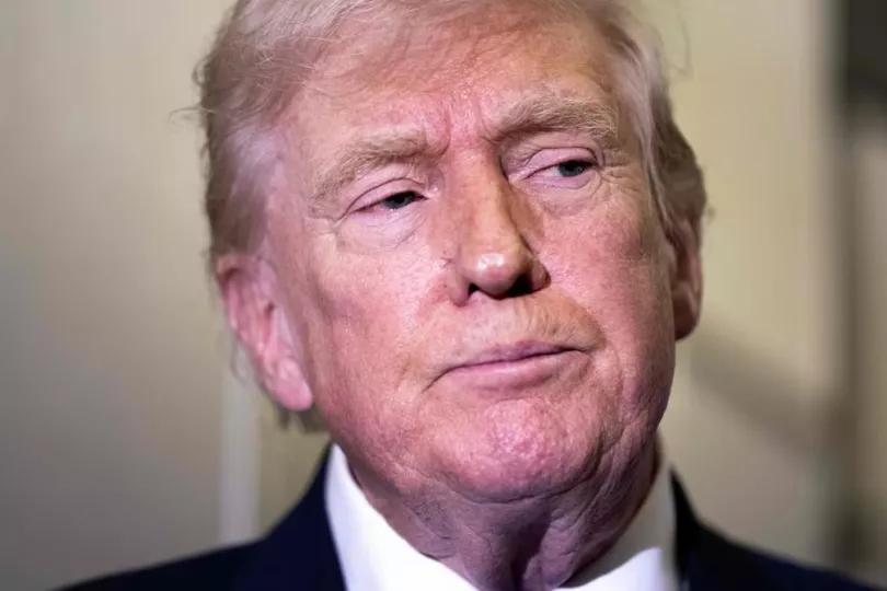 El presidente estadounidense ofreció nuevas declaraciones a bordo del Air Force One.