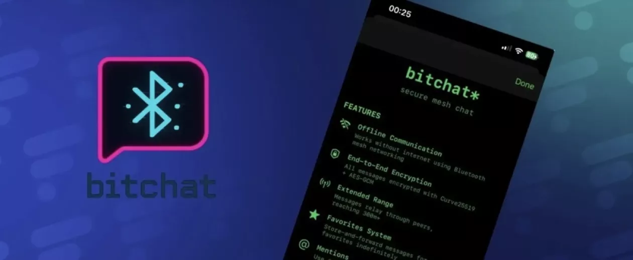 La plataforma de mensajería Bitchat no requiere conexión a Internet.