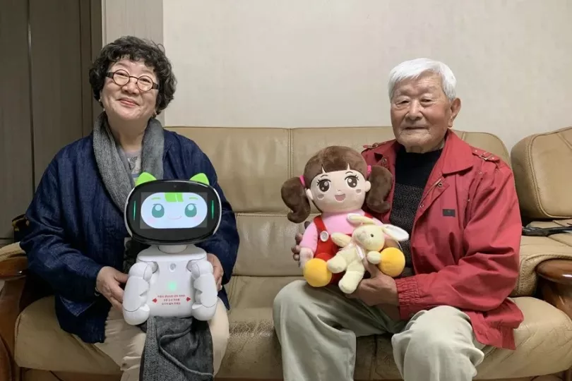Muñeco con inteligencia artificial en Corea del Sur