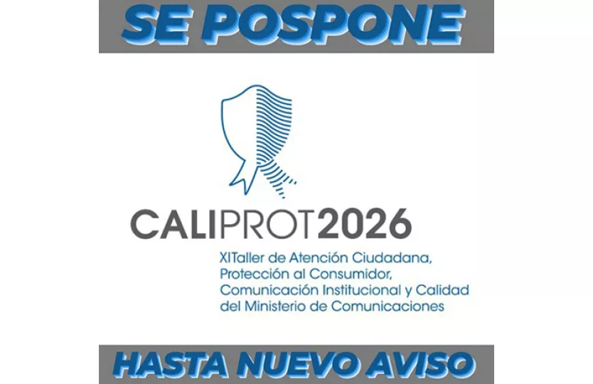 Logo del XI Taller de Atención Ciudadana, Protección al Consumidor, Comunicación Institucional y Calidad 'Caliprot 2026'