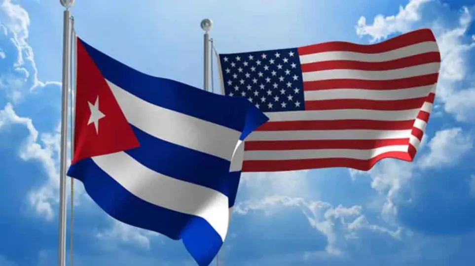 Delegación estadounidense y cubana en reunión bilateral.