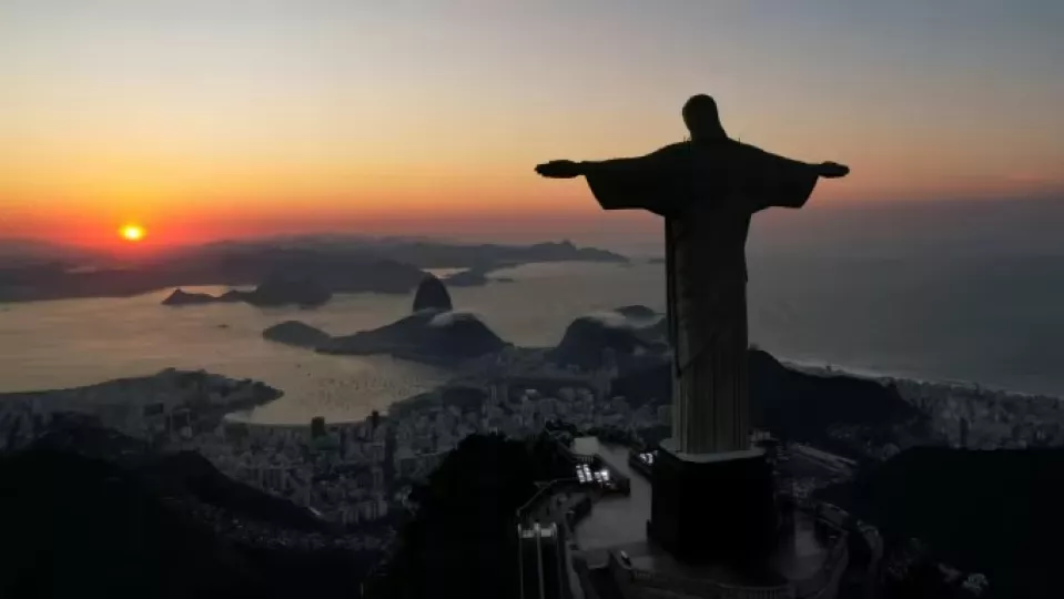 Imagen de El Cristo de Brasil, uno de los símbolos más representativos de ese país.
