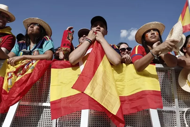 Imagen del estadio en Atlanta donde se disputó el encuentro entre España y Cabo Verde durante el Mundial 2026.