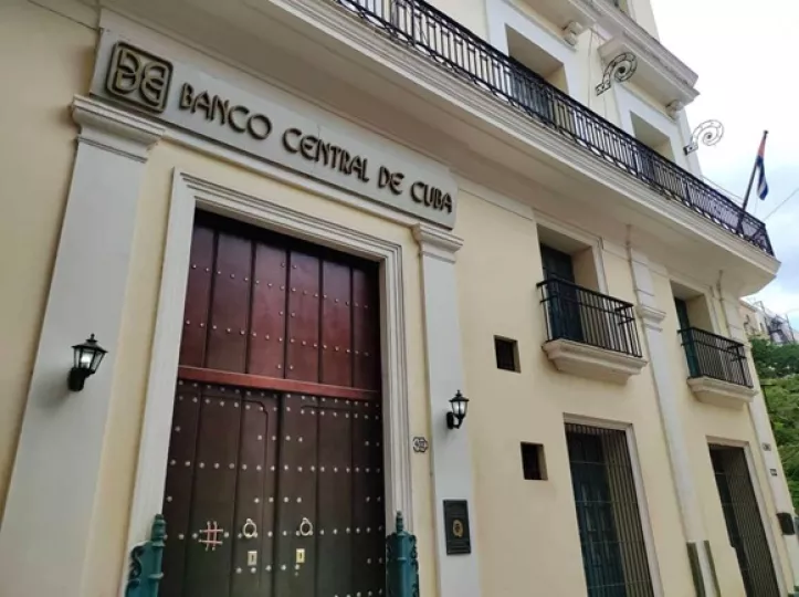 Edificio del Banco Central de Cuba.