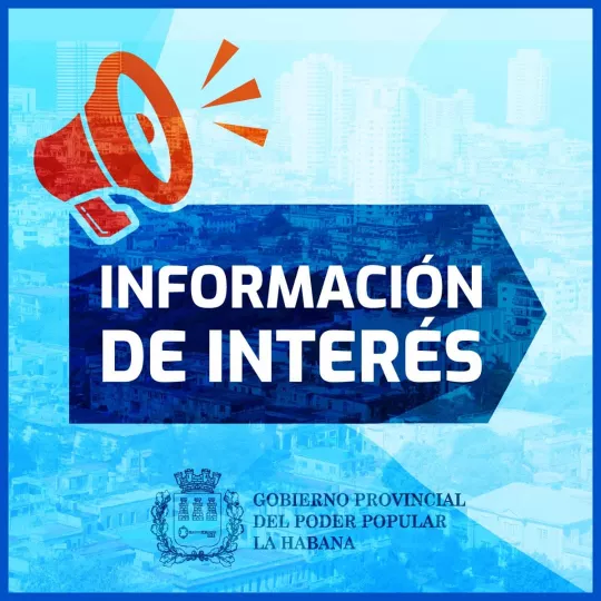 Cartel informativo con la programación de eventos deportivos y culturales en La Habana.
