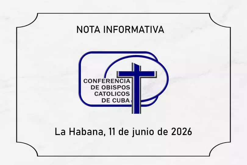 Logotipo o imagen institucional relacionada con la Conferencia de Obispos Católicos de Cuba.
