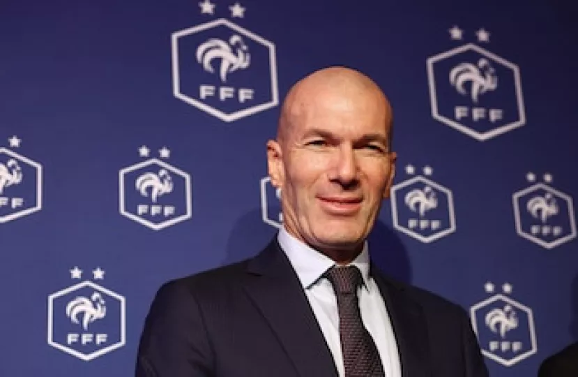 Zinedine Zidane durante su presentación oficial como nuevo entrenador de la selección de Francia.