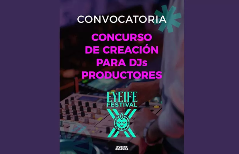 Logotipo del décimo aniversario del Festival Internacional de Música Electrónica Eyeife.