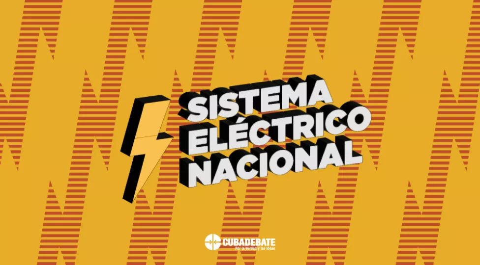 Infografía o imagen descriptiva sobre el sistema eléctrico en Cuba.