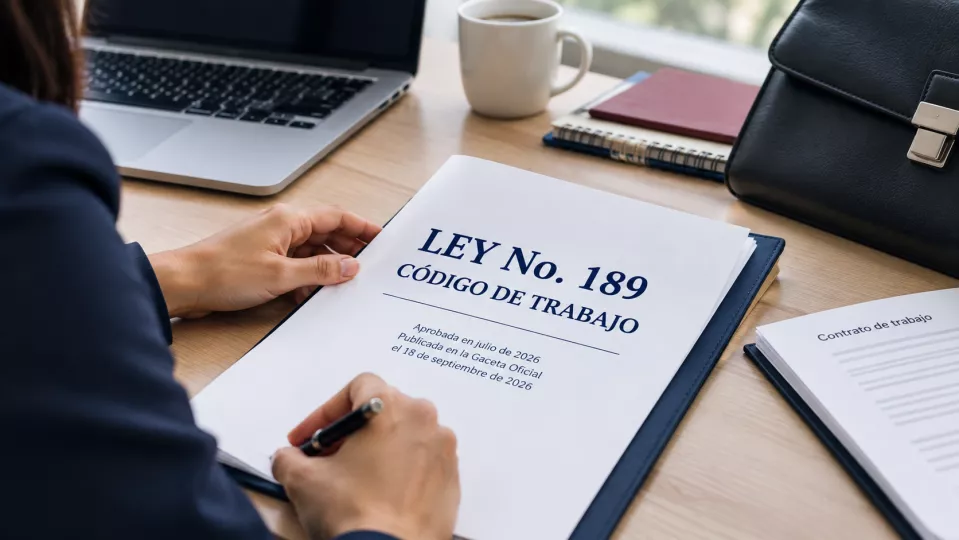 La Ley 189, Código de Trabajo, se aprobó en julio de 2026.