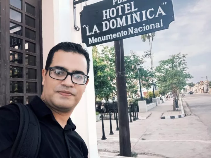 Fotografía del periodista cubano Abdiel Bermúdez.