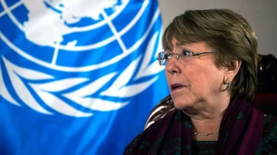 Michelle Bachelet, Alta Comisionada de la ONU para los Derechos Humanos.