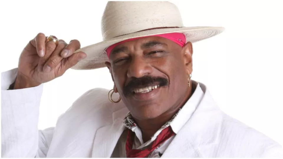 Fotografía del cantante Pedrito Calvo, legendario músico cubano.
