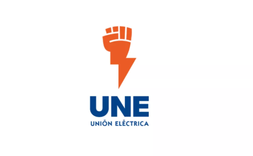 Gráfico de nota informativa de la Unión Eléctrica Nacional.