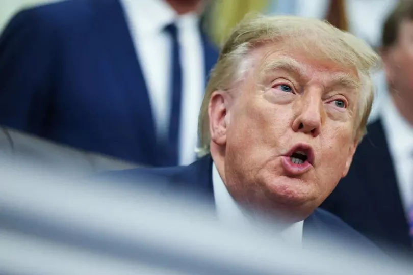 El presidente Donald Trump durante un evento oficial en la Casa Blanca.
