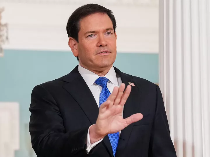 Marco Rubio, este viernes en Washington